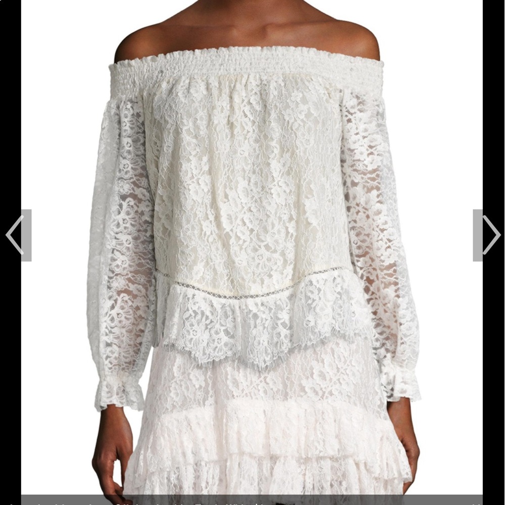 Loveshackfancy Love Shack Fancy XS Lace top skirt